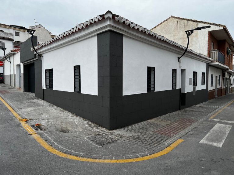 fachada de casa pintada