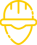 icono de casco de trabajador