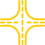 icono de cruce de caminos